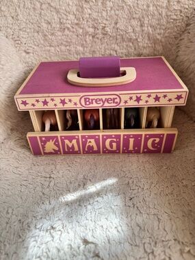 Breyer Magic Pink Carrying Case with Mini Horses